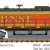 BNSF model in catalog