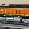 BNSF model painted to look like catalog