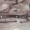 Roundhouse at Milwaukee O Scale Club: Here is the same roundhouse and turntable, in operation on the Model Railroad Club of Milwaukee; a 2-rail O scale Club. The Club started at this location in 1937 and is still active to this day!
