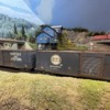 Atlas Norfolk and Western 3-rail O scale auto parts boxcar weathered (blue)