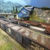 Atlas Norfolk and Western 3-rail O scale auto parts boxcar weathered roof (blue)