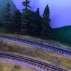 image: Track ballast and scenery work.