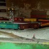 Train Yard in Dennyville with the LionChief Plus Boston and Maine GP7