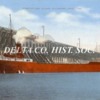 Escanaba ore dock with freighter