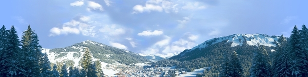 Swiss Mountain Village Left Continuous
