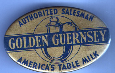 Golden Guernsey Pin