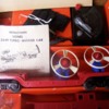Lionel Post 3349 Flat w 2 Turbo Missiles and instruction sheet