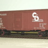 127: Scale Model Railways cast aluminum boxcar from 1937. Some of these were run on the American Railroads layout at the 1939/40 New York World's Fair.