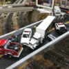 traffic accident on the layout