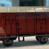 Karl Bub HO tinplate train box car