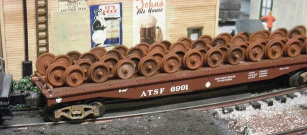 K-Line ATSF 6991 with wheelsets