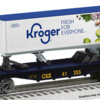 2001350 LOTS Kroger Trailer on a CSX Flatcar: Kroger TOFC