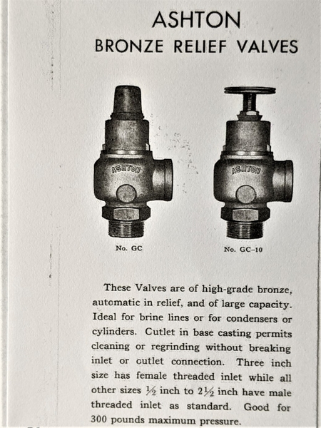 Ashton refrigeration and chemical valves and gages 112 3