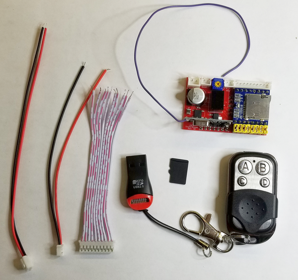 MP3 Sound Board Kit Contents