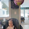 2 Baby &amp; birthday balloon