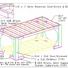 O27 4x8 Flat Oval Fig 8 Triple Cab Roller Table-Layout2.plt: Double Deck Roller Benchwork Drawing