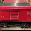 Marx B&amp;LE boxcar red side view