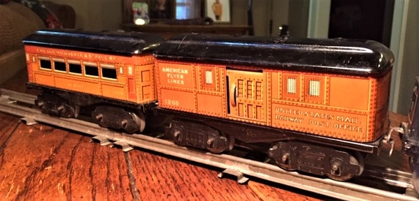 American Flyer type 16 loco consist 1205 and 1206