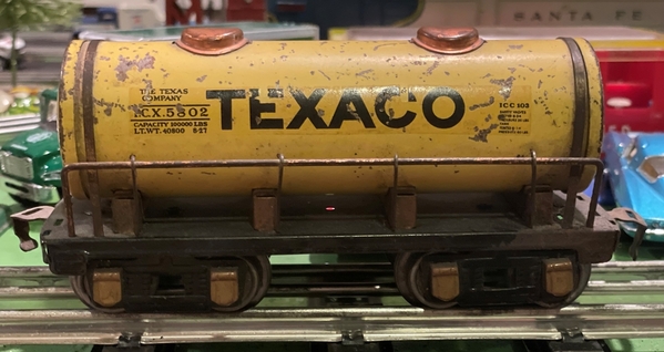American Flyer Texaco 8 wheel tanker #231 1939