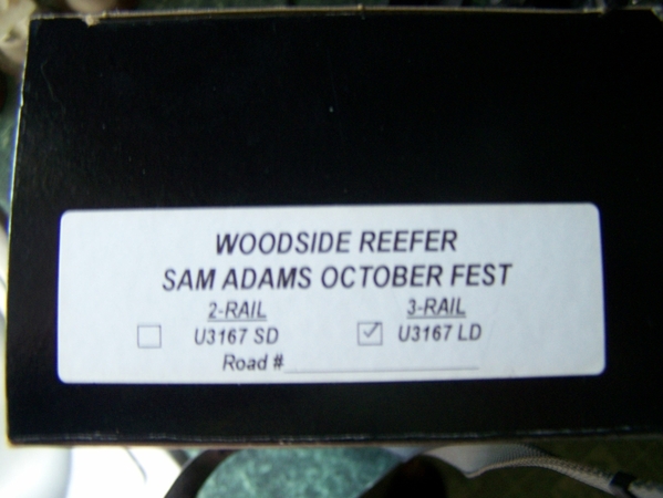Weaver Sam Adams box label