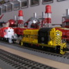 RMT Railroad Services engine on AEC Layout
