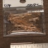 24 gauge eye pins, 1" long: 24 gauge eye pins, 1" long