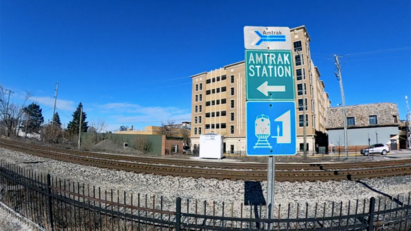 1 Amtrak Sign