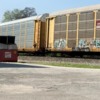 Autoracks Along Indianapolis Union Railway