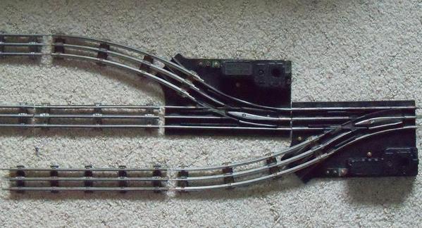 022-30 NEW-H46F STRAIGHT SIDE CONNECTION FOR O GAUGE L/H SWITCH LIONEL PART 