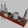 Diesel Marker Lights PCB 3D
