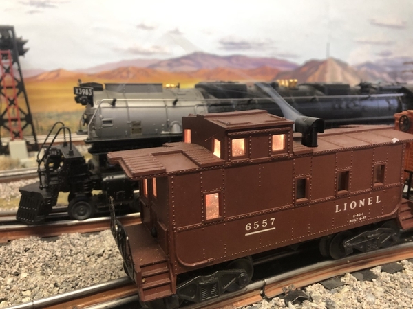 Lionel 6557 Smoking caboose from 1959