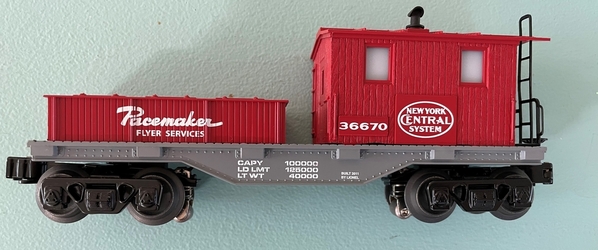Lionel NYC work caboose side