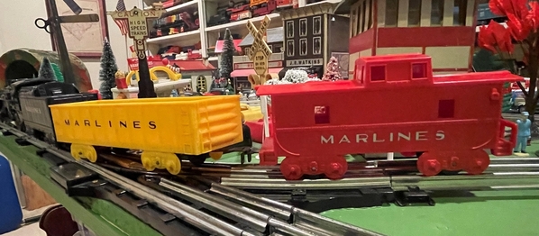 Marx Marlines train caboose