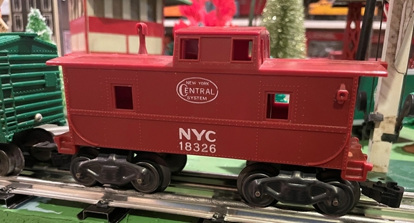 Marx NYC caboose side view