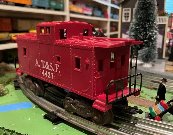Marx SF caboose end view