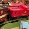 Lionel 9066 SRR caboose w boxcar