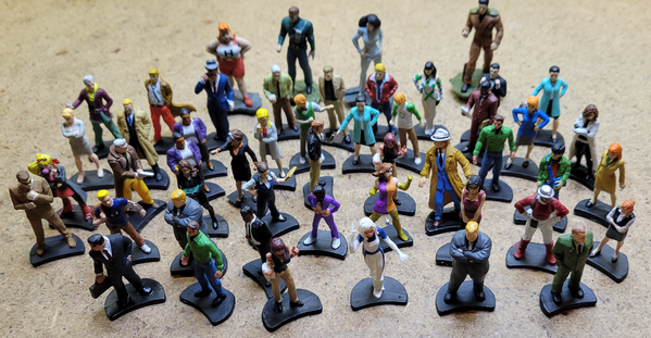 Heroclix Figures Removed from Bases