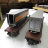 MTH GN 2 trailers on flat car 05