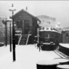 N from N end 3AV EL South ferry Station-1947 SNOW