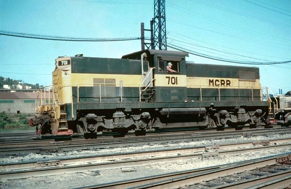 Monongahela Connecting ALCO C415 701 In 1969 At Pittsburgh PA