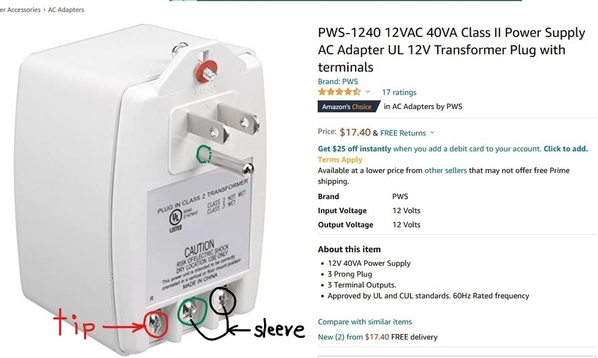 TMCC 1 Base Replacement transformer - connections
