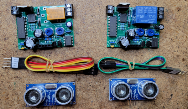 HC-SR04 Sensor Board [dual relay) Kit