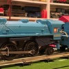 Lionel 8303 JC blue loco side