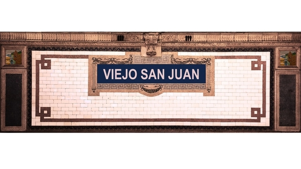 Viejo San Juan Station Sign 2
