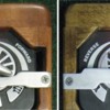 SLORRM and EDC Controller Cradles - LoRes: Original controller top bar at left, modified bar at right.