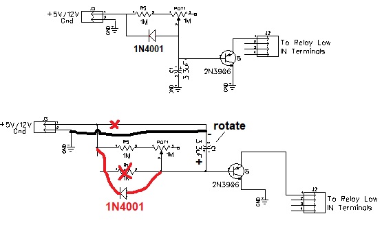 power-on delay-off modification