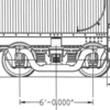 Copy of side view: scale drawing of DL&amp;W wood caboose
