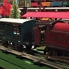 Hornby Fibre Wagon in train front view