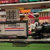 Lionel 2295 Tank Switcher moving Amtrak express car 3