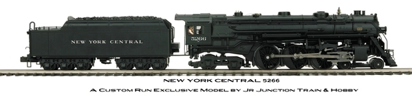 Jr Junction Train & Hobby NYC 5266 Hudson Rendering